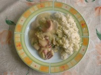 Wurstpfanne mit Senfsoße Rezeptbild